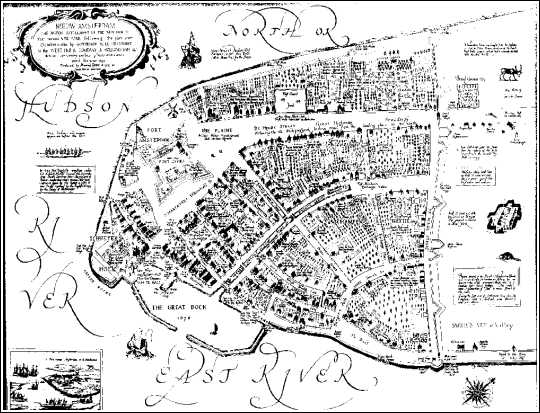 Map of New Amsterdam