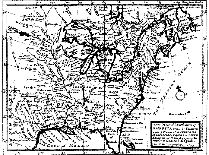 Usa Map In Colonial Times