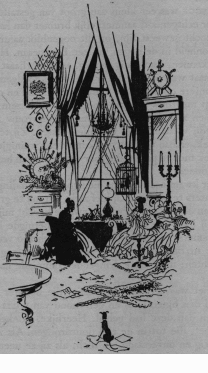 een woonkamer gevuld met mensen