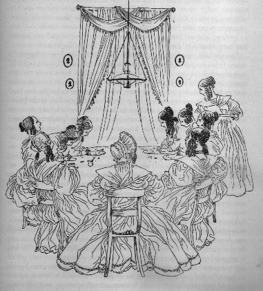 De dames aan het koekvergulden