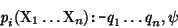 \begin{displaymath}\mbox{\it p}_{i}(\mbox{\rm X}_{1} \dots \mbox{\rm X}_{n}) \mbox{\tt :-} \mbox{\it q}_{1} \dots \mbox{\it q}_{n}, \psi \end{displaymath}