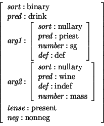 \begin{displaymath}
\avm{
\mbox{\it sort}: \mbox{\rm binary}\\
\mbox{\it pred}:...
...se}: \mbox{\rm present}\\
\mbox{\it neg}: \mbox{\rm nonneg}
}
\end{displaymath}