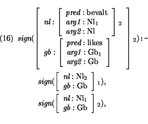 \pr\pred
\head{\mbox{\it sign}(\avm{\mbox{\it nl}: \avm{\mbox{\it pred}: \mbox{\...
...{\it nl}: \mbox{\rm Nl}_{1}\\
\mbox{\it gb}: \mbox{\rm Gb}}_{2}),}
\epred\epr