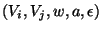 $(V_i,V_j,w,a,\epsilon)$